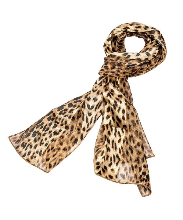 Animal Print Scarf (Cheetah Print Scarf) - C011V2U0KQ3