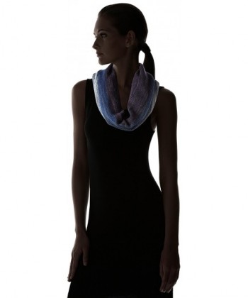 Womens Indigo Ombre Funnel Scarf in Fashion Scarves