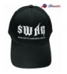 Christian Hat SWAG Saved With Amazing Grace Black Cap and Bumper Sticker - C511V2O37OB