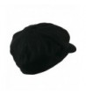 Wool Solid Spitfire Hat Black in Men's Newsboy Caps