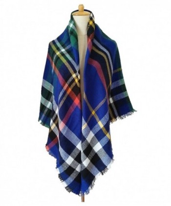 WINCAN Blanket Scarves Fashion royalblue