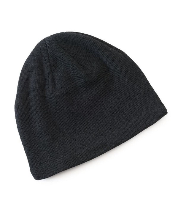Van Heusen Men Fleece Lined Black Beanie Hat One Size HVH53K32 - CE12N45HCP3