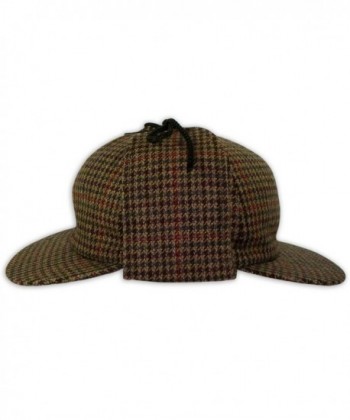 Pasquale Cutarelli Tweed Deerstalker Brown in Men's Visors