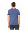 Canvas C3055 Ringer Tee - Heather Navy/ Midnight - CB11IMATFL1