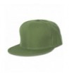 Blank Flat Bill Baseball Hat - Olive - CV112BY30XT