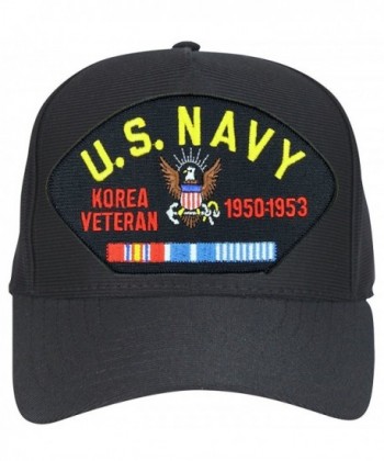 Navy Korea Veteran 1950-1953 Baseball Cap Hat. Navy Blue. Made in USA - CJ12NZZAL3F