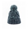 Happyjiu Women Warm Winter Knit Ski Beanie Skull Slouchy Cap Hat - Dark Green - CQ188OC78WO