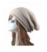 YANG-YI Hats for women- Knit Winter Warm Women Hip-Hop Beanie Hat Baggy Unisex Ski Cap - Beige - CG1886W3R8U