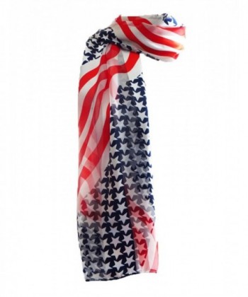 New Company Women's American Flag Scarf - CM11EQ77WQP