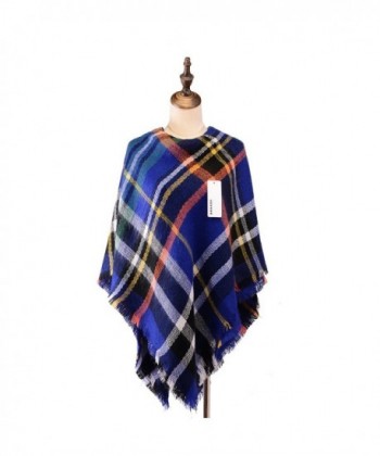 Womens Tartan Scarf Checked Pashmina