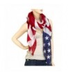 Falari Large USA American Flag Scarf Beach Wrap Soft Lightweight 72" X 36" - CZ11NF1BWW3