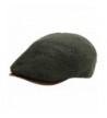 RaOn N267 Houndstooth Pattern Check newsboy Cap Cabbie Flat Golf Gatsby Driving Hat - Green - C812C3ZS8KZ