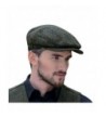 Mucros Weavers Peaky Blinders Cap For Men- Made In Ireland- 100% Irish Tweed- Green - CM187ZMZ3N2