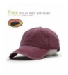 Vintage Year Blank Dad Hat Cotton Adjustable Baseball Cap - Maroon - CS12EFFZN1X