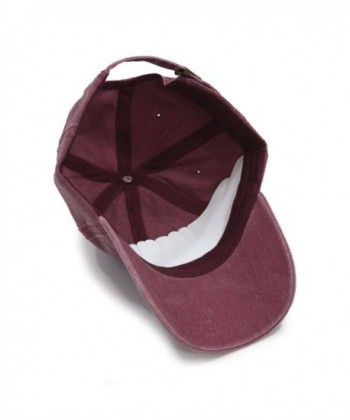 Washed Cotton Profile Adjustable Baseball in Men's Baseball Caps