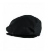 Morehats Men's Women's Unisex Faux Leather Newsboy Cap Gatsby Hat - Black - CI11LLY77BB