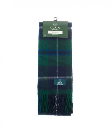 Clans Of Scotland Pure New Wool Scottish Tartan Scarf Douglas (One Size) - CX123H40WIH