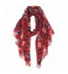 Herebuy - Cool Animal Print Scarf: Elephant Print Scarf for Women - Wine2 - CD1834E7ADS