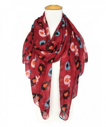 Herebuy Animal Print Scarf Elephant