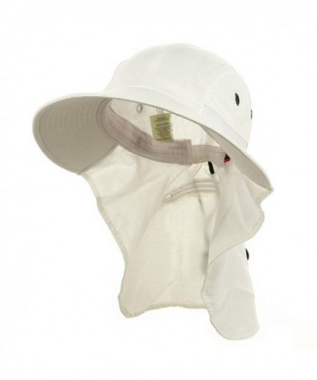 UV 45+ Extreme Condition Flap Hats-White W15S47C - C9111C6HUUB