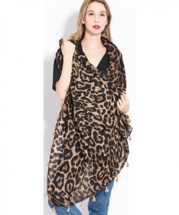 Winter Leopard Scarf Pashmina Fashion in Fashion Scarves