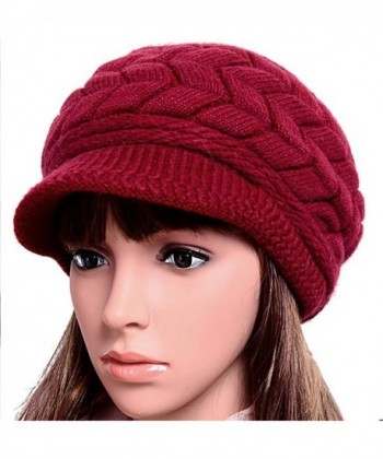 Braided Cabled Winter Crochet Newsboy