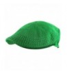 THE HAT DEPOT Classic Mesh Newsboy Ivy Golf Cap Hat - Kelly Green - C81868Z5KXY