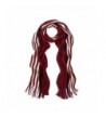 Classic Premium Unisex Striped Winter Knit Fringe Scarf - Different Colors - V6 - CX127NGB60X