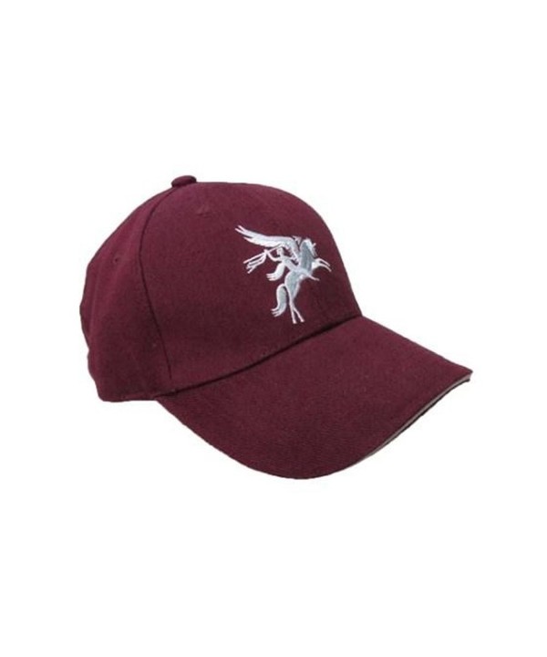 Maroon Pegasus Logo Baseball Cap - C711953A2F7