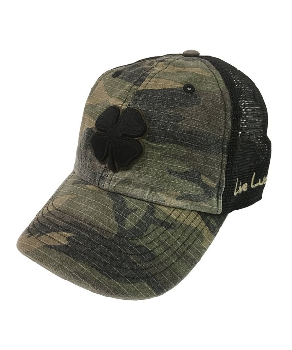 Urban Luck Black/Brown/Urban Camo With Black Mesh Snapback Hat CF189HZGCR2