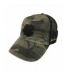 Black Clover Urban Luck Black/Brown/Urban Camo With Black Mesh Snapback Hat - CF189HZGCR2