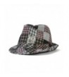 Womens Plaid Fedora Band X Large