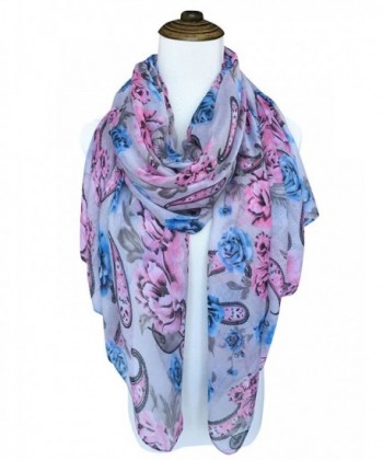 DOCILA Scarves Womens Christmas PinkGrey