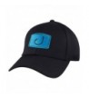 Avid Mens Iconic Fitted Fishing Hat - Black/Cyan - C612NZ410XE