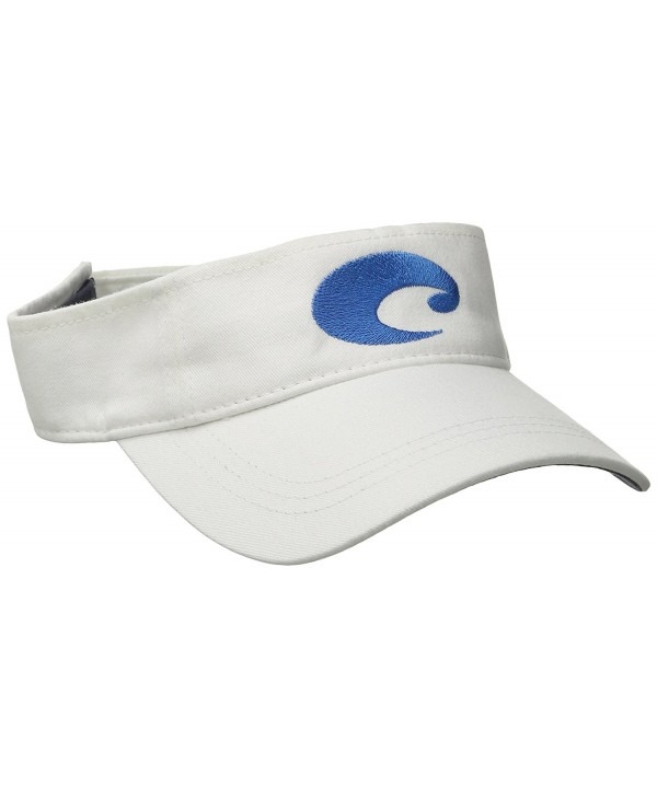 Costa Del Mar Cotton Visor - White - C0113KXJAR9