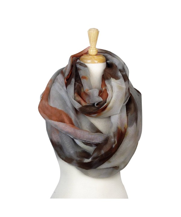 Paskmlna Women's Lightweight Soft Infinity Loop Scarves - Apr-55 - CS17YZRTM98