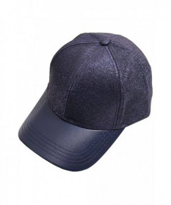 ScarvesMe CC Shiny Glitter Baseball Cap - Navy - CY12LHKUELN