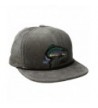 Coal Men's the Wilderness Hat Adjustable Corduroy Snapback Cap - Grey/Fish - CP120QUNCDH