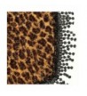 Leopard Animal Print Brown Tassel in Fashion Scarves