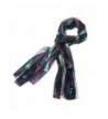 Purple Box Jewelry Christmas Tree Scarf One Size (Black) - CM11GQY9DL3