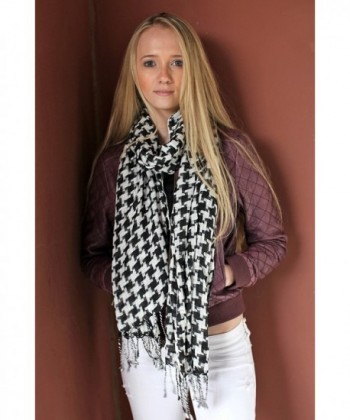 Anika Dali Classic Houndstooth Pattern in Fashion Scarves