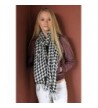 Anika Dali Classic Houndstooth Pattern in Fashion Scarves