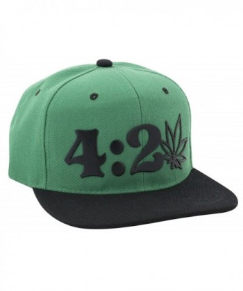 420 3D Logo Snapback Baseball Hat - CC1283ILOZR