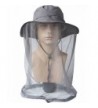 Home Prefer Men's Summer Outdoor UPF 50+ Sun Hat with Mesh Face Mask Fishing Hat - Dark Gray - C9183ID9C8E