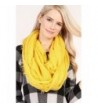 Riah Fashion Infinity Scarf Mustard in Cold Weather Scarves & Wraps