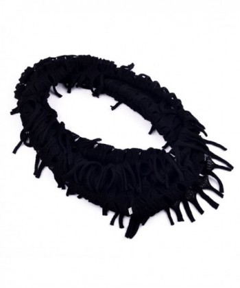 Huan Xun Black Chiffon Loop Scarf for Lady-multiple Usage - C9110ARBZPD