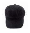 Samtree newsboy Hats For Women-8 Panel IVY Visor Winter Warm Cabbie Cap - 04-black - CF12NGG7BN7