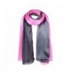 FITIBEST Women Silk Scarf Fashionable Gradient Shawl Beach Cover up - Rosy - CQ186H5I8K7