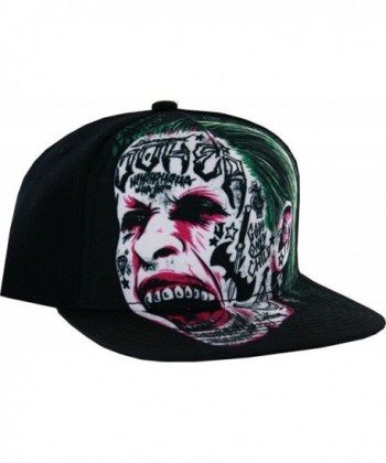 Suicide Squad Joker Tatted Snapback Hat - CJ12KKAHMH9