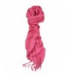 Love Lakeside Large- Soft- Silky Pashmina Shawl- Wrap- Scarf in Solid Colors - Hot Pink - CR12O6RS66H